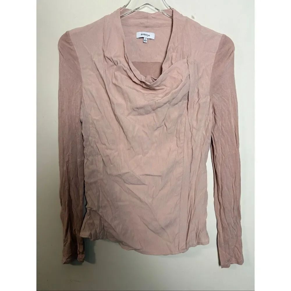 Aritzia Babaton Olivier Moto Blazer Dusty Rose Small 100% Viscose